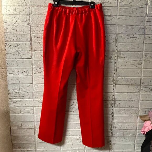 Vintage Pendleton Knockabouts Red Wool Pant Suit – 60s Mod Power Suit Plus Size - Picture 12 of 16